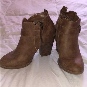 Brown booties